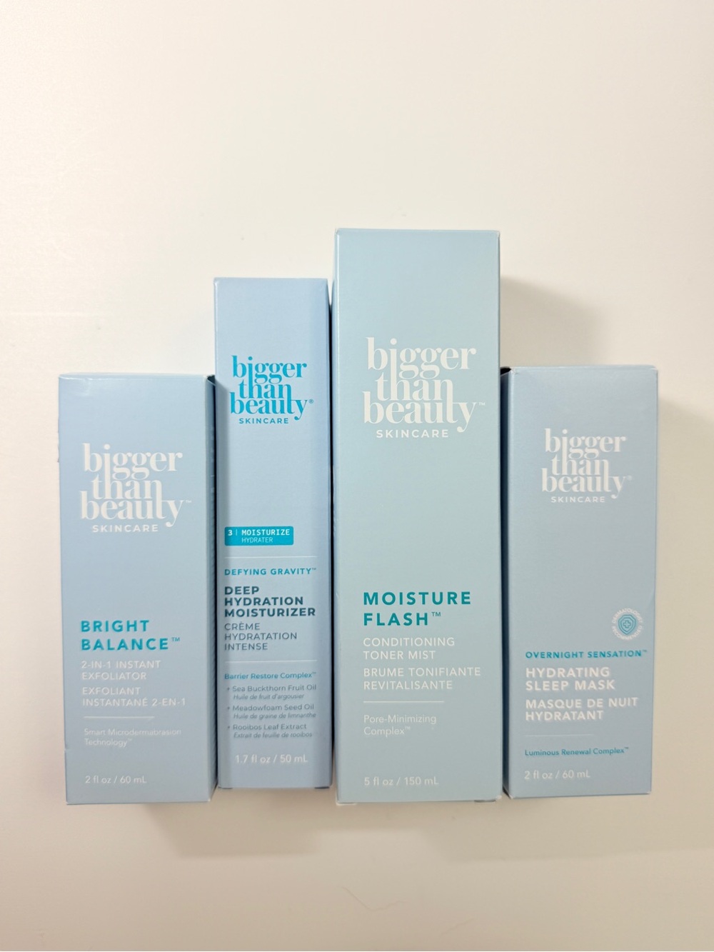 bigger than beauty Moisture Flash + Hydration Set — NIB
